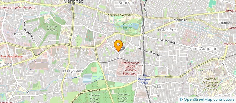 localisation de l'entreprise 887 702 561 à MERIGNAC