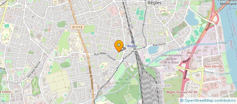 localisation de l'entreprise 887 702 629 à VILLENAVE-D'ORNON