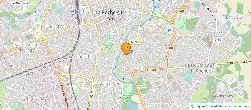 localisation de l'entreprise 887 704 831 à LA ROCHE-SUR-YON