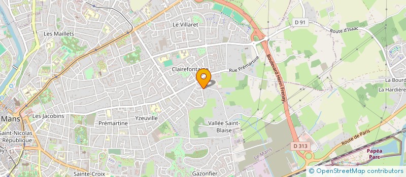 localisation de l'entreprise 887 719 359   LE MANS