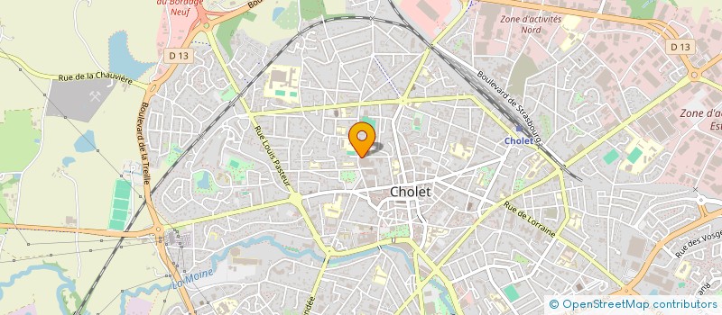 localisation de l'entreprise 887 726 834   CHOLET