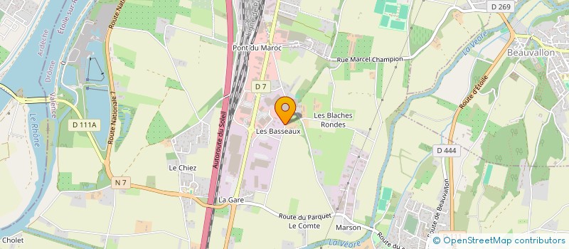 localisation de l'entreprise 887 731 891   ETOILE-SUR-RHONE