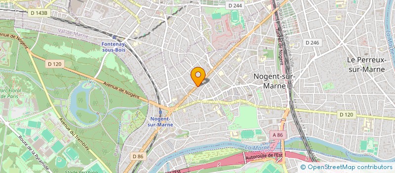 localisation de l'entreprise 887 740 173   NOGENT-SUR-MARNE