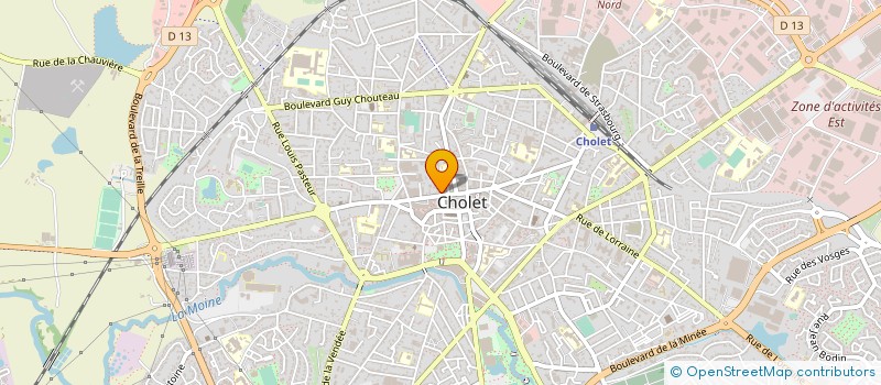 localisation de l'entreprise 887 742 419  à CHOLET