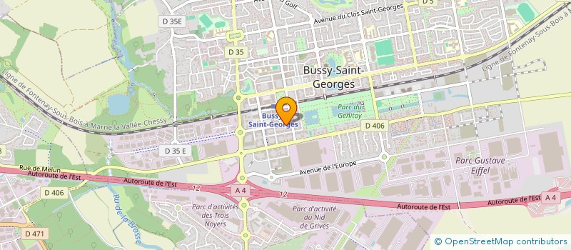 localisation de l'entreprise 887 766 285   BUSSY-SAINT-GEORGES