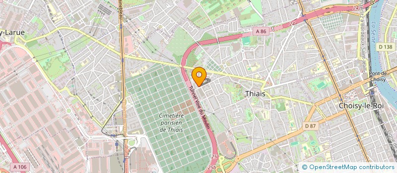 localisation de l'entreprise 887 770 709   THIAIS