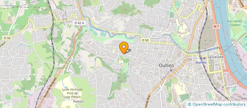 localisation de l'entreprise 887 774 420   OULLINS-PIERRE-BENITE