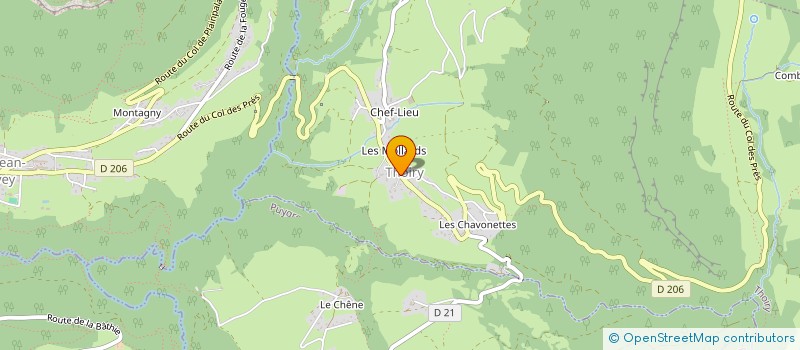 localisation de l'entreprise 887 778 025   THOIRY