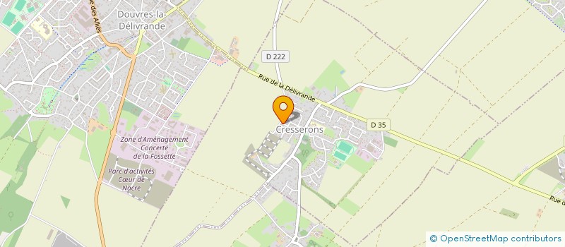 localisation de l'entreprise 887 778 652   CRESSERONS