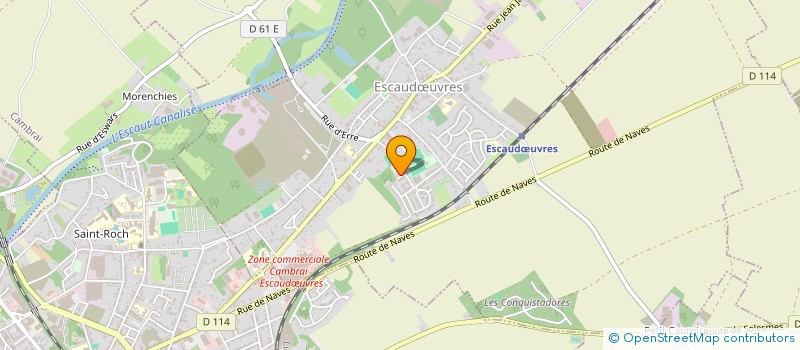 localisation de l'entreprise 887 787 828   ESCAUDUVRES