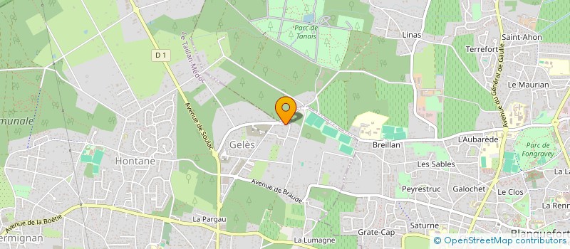 localisation de l'entreprise 887 797 447   CARCANS