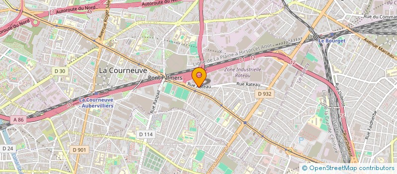 localisation de l'entreprise 887 804 235  à LA COURNEUVE