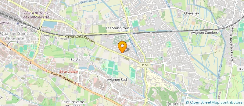 localisation de l'entreprise 887 807 055   LES ANGLES