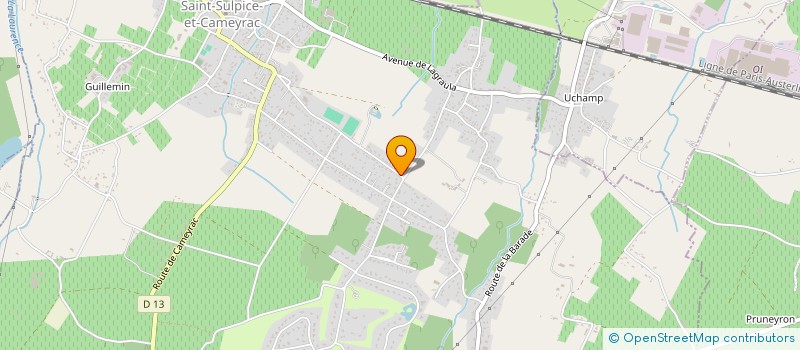 localisation de l'entreprise 887 808 244   SAINT-SULPICE-ET-CAMEYRAC