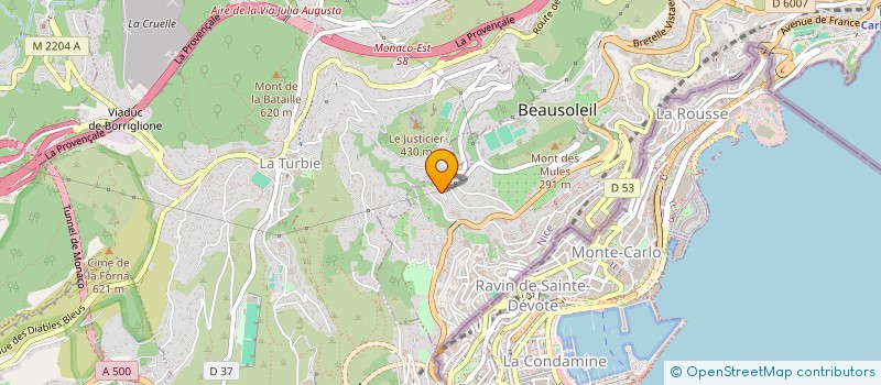 localisation de l'entreprise 887 809 374 à LA TURBIE