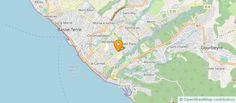 localisation de l'entreprise 887 809 663 à BASSE-TERRE