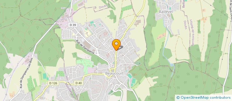 localisation de l'entreprise 887 810 885   BELFORT