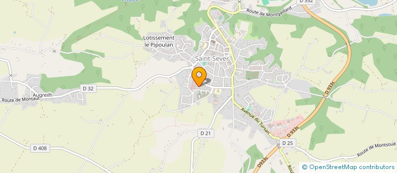 localisation de l'entreprise 887 817 641   SAINT-SEVER