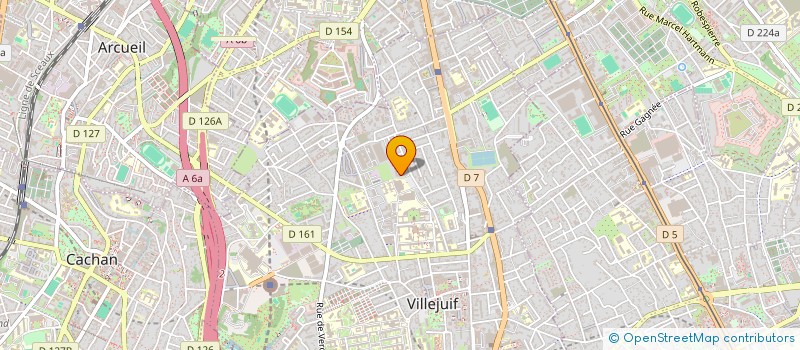 localisation de l'entreprise 887 818 920  à VILLEJUIF