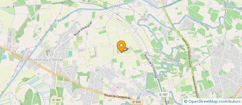 localisation de l'entreprise 887 821 163   LORIOL-DU-COMTAT