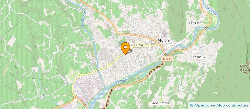 localisation de l'entreprise 887 822 658   NYONS