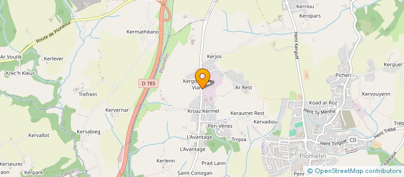 localisation de l'entreprise 887 825 362   PLOMELIN