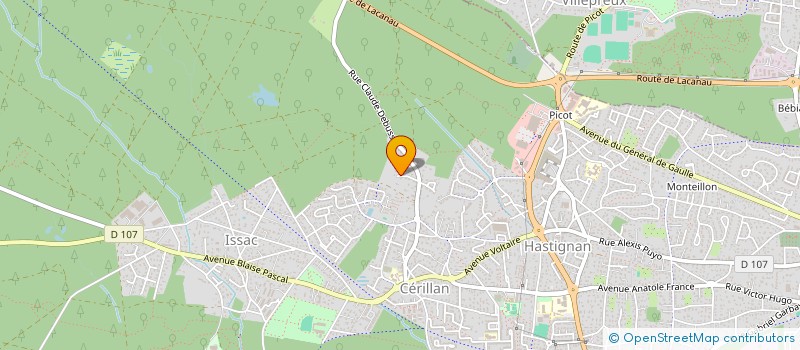 localisation de l'entreprise 887 832 426   LE HAILLAN