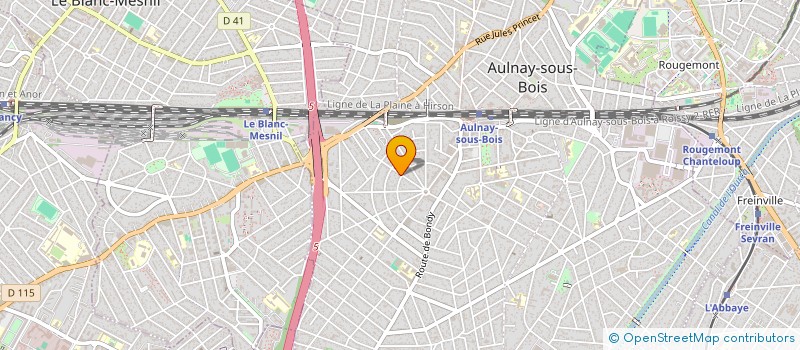 localisation de l'entreprise 887 840 262 à AULNAY-SOUS-BOIS