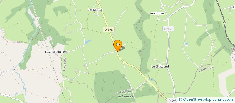 localisation de l'entreprise 887 861 615  à DOMERAT