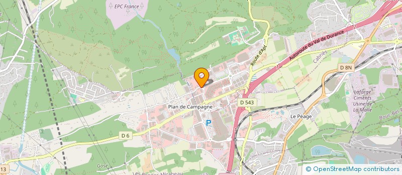 localisation de l'entreprise 887 862 456 à LES PENNES-MIRABEAU