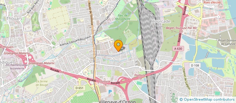 localisation de l'entreprise 887 868 966   MERIGNAC