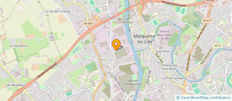 localisation de l'entreprise 887 869 691 à MARQUETTE-LEZ-LILLE