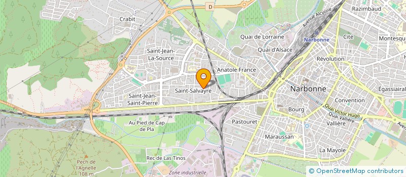 localisation de l'entreprise 887 876 829   NARBONNE