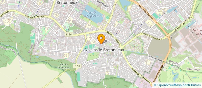 localisation de l'entreprise 887 878 239   VOISINS-LE-BRETONNEUX