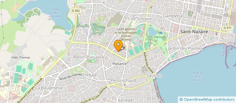 localisation de l'entreprise 887 886 562   SAINT-NAZAIRE