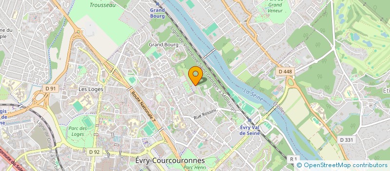 localisation de l'entreprise 887 892 065 à EVRY-COURCOURONNES