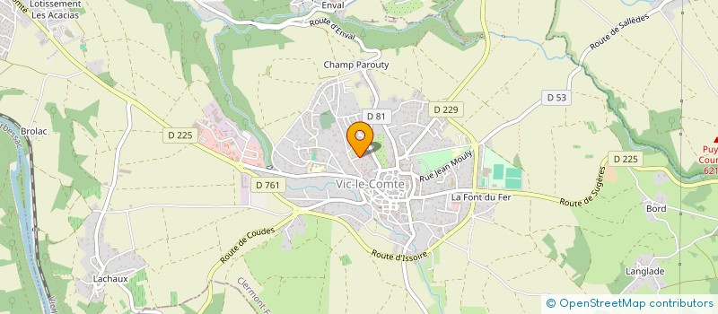 localisation de l'entreprise 887 899 268   VIC-LE-COMTE