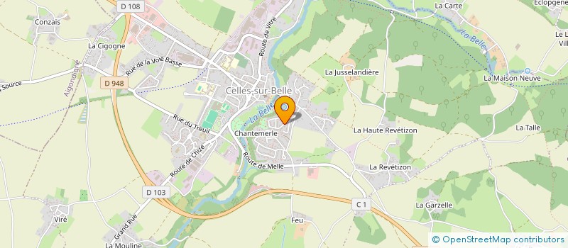 localisation de l'entreprise 887 902 708   CELLES-SUR-BELLE