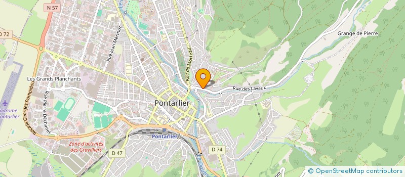 localisation de l'entreprise 887 916 344   PONTARLIER