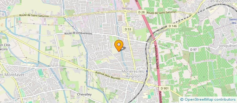 localisation de l'entreprise 887 916 443 à MORIERES-LES-AVIGNON