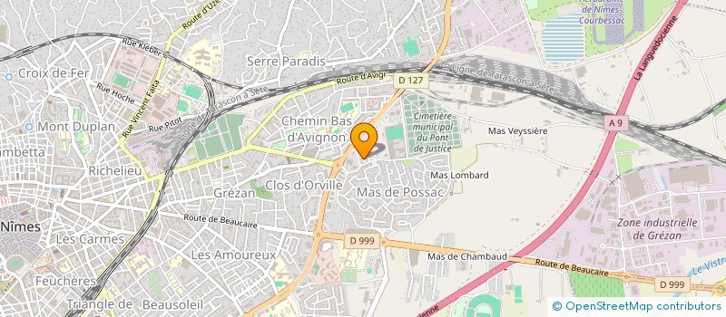 localisation de l'entreprise 887 922 003   NIMES