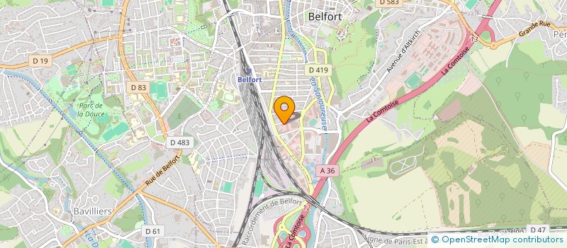 localisation de l'entreprise 887 930 030   BELFORT