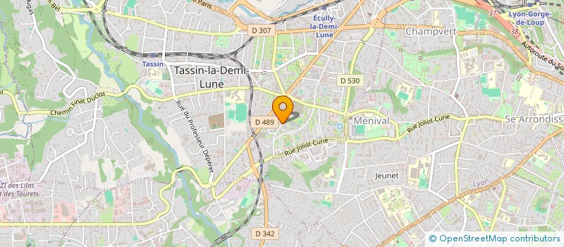 localisation de l'entreprise 887 930 535   CHAPONNAY