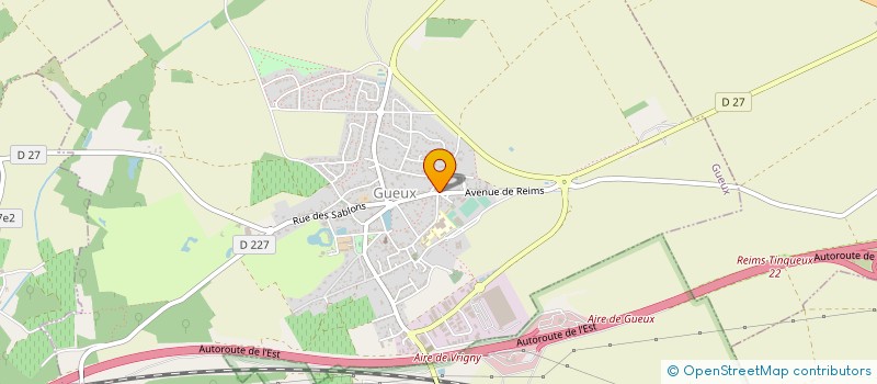 localisation de l'entreprise 887 938 074   GUEUX