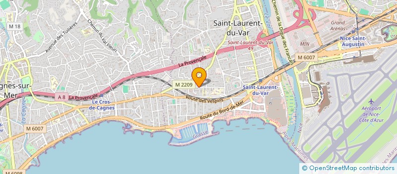 localisation de l'entreprise 887 938 454 à SAINT-LAURENT-DU-VAR
