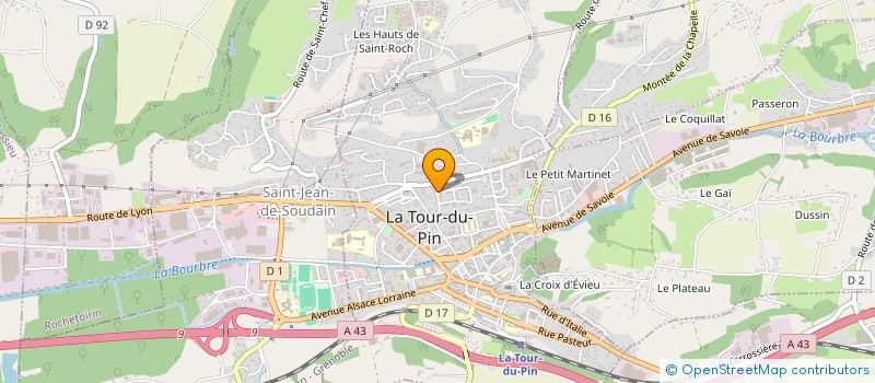 localisation de l'entreprise 887 961 373   LA TOUR-DU-PIN