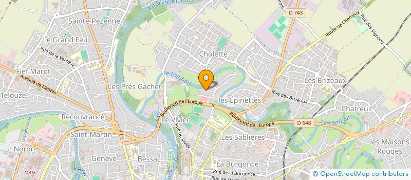 localisation de l'entreprise 887 970 390   NIORT