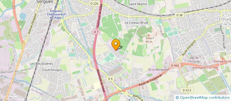 localisation de l'entreprise 887 985 901   SORGUES