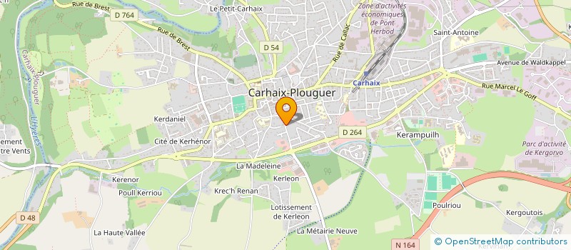 localisation de l'entreprise 887 997 674   CARHAIX-PLOUGUER
