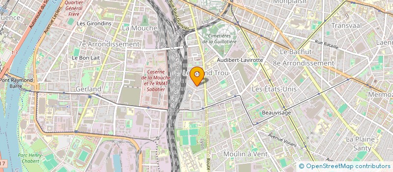 localisation de l'entreprise 888 003 894   LYON